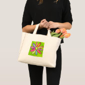 FlowerPower! Mini Tote Bag (Voorkant (product))