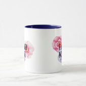 Flowerpower – Tasse mit Blumenvibes Mok (Midden)