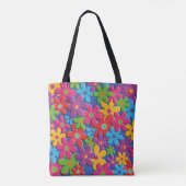 FlowerPower Tote Bag (Achterkant)