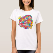 FlowerPowerRainbow T-shirt (Voorkant)