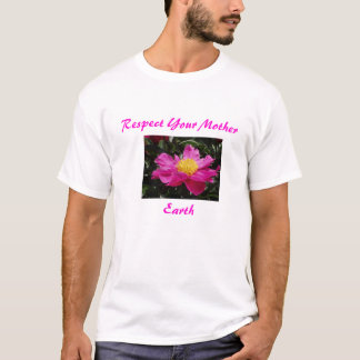 Flowers002, Aarde, respect voor je moeder T-shirt