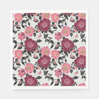 Flowers 1421 Luncheon Paper Napkins Servet