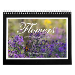 Flowers 2019 Maandelijkse kalender door Tom Minuto