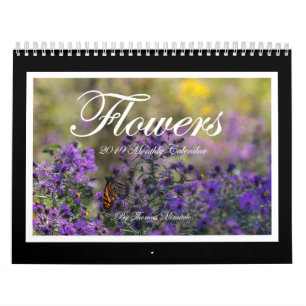 Flowers 2019 Maandelijkse kalender door Tom Minuto