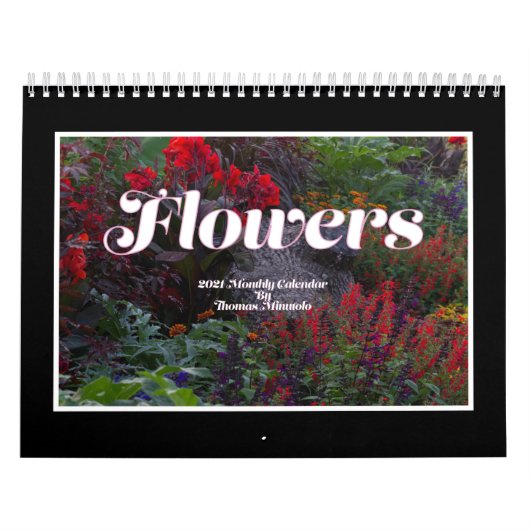Flowers 2021 Maandelijkse kalender (Hoes)