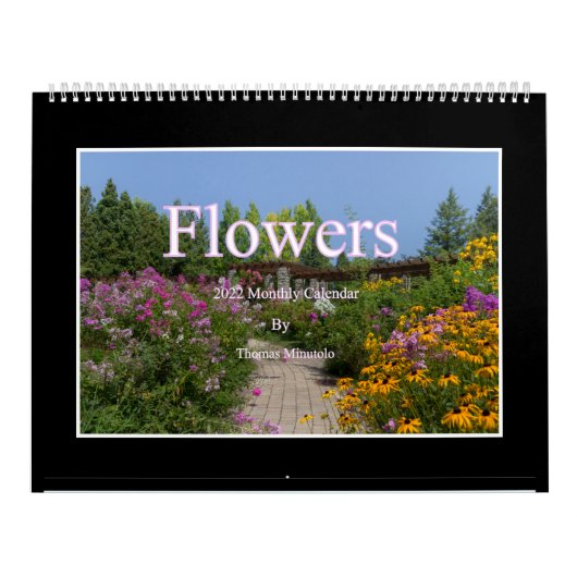 Flowers 2022 Maandelijkse kalender door Tom Minuto (Hoes)