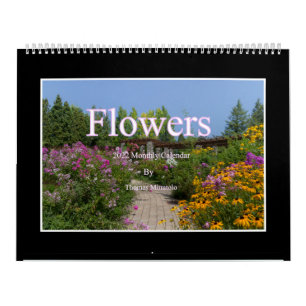 Flowers 2022 Maandelijkse kalender door Tom Minuto