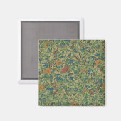Flowers against leaf camouflage pattern magneet (Voorkant / Achterkant)
