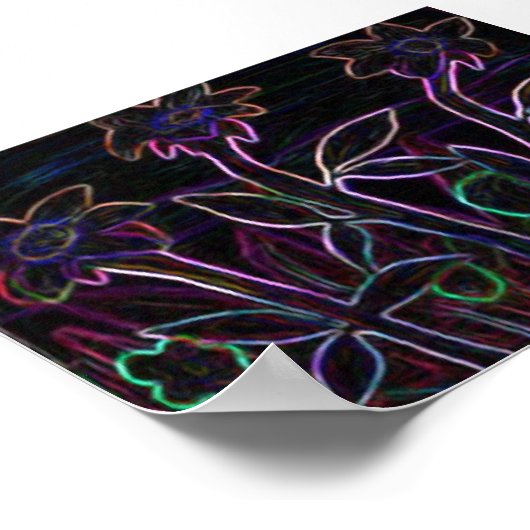 Flowers Aglow Poster (Hoek)