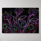 Flowers Aglow Poster (Voorkant)