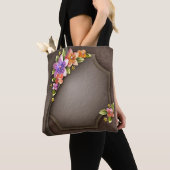 Flowers All-Over-Print Canvas tas, medium Tote Bag (Dichtbij)