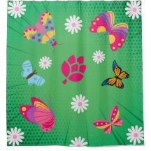 Flowers and butterflies