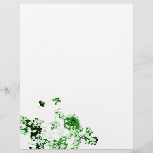 Flowers and Butterflies Flyer (Voorkant)