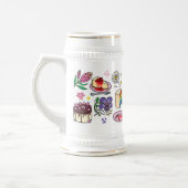 Flowers and cakes mug bierpul (Links)