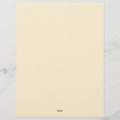 Flowers and Dreamcatcher Stationery Paper Briefhoofd (Achterkant)