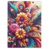 Flowers and Feathers Klembord (Achterkant)