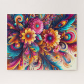 Flowers and Feathers Legpuzzel (Horizontaal)