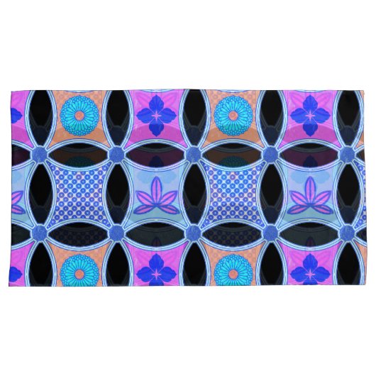 Flowers and Patterns Kussensloop (Voorkant-Rechts)