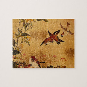 Flowers and Sparrows_The Orient Legpuzzel