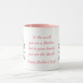 Flowers & Appreciation Quote Moederdag Mok (Midden)