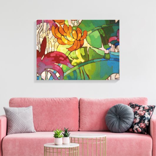 "Flowers" - Arman Manookian Canvas Afdruk (Insitu (Woonkamer))