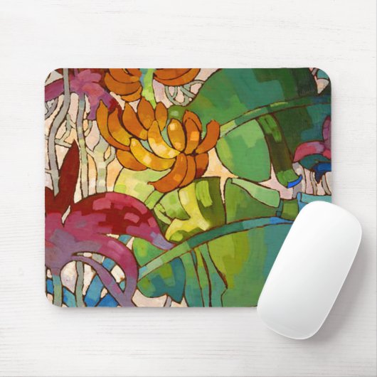 "Flowers" - Arman Manookian Mousepad Muismat (Met muis)