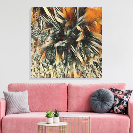 Flowers Art Canvas Afdruk (Insitu (Woonkamer))