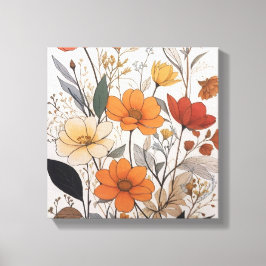 Flowers Art Canvas Afdruk