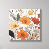 Flowers Art Canvas Afdruk (Voorkant)