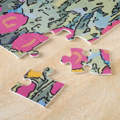 Flowers Art Deco Legpuzzel (Zijkant)