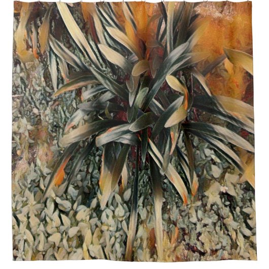 Flowers Art Douchegordijn (Voorkant)