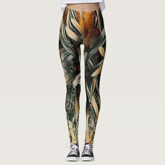 Flowers Art Leggings (Voorkant)