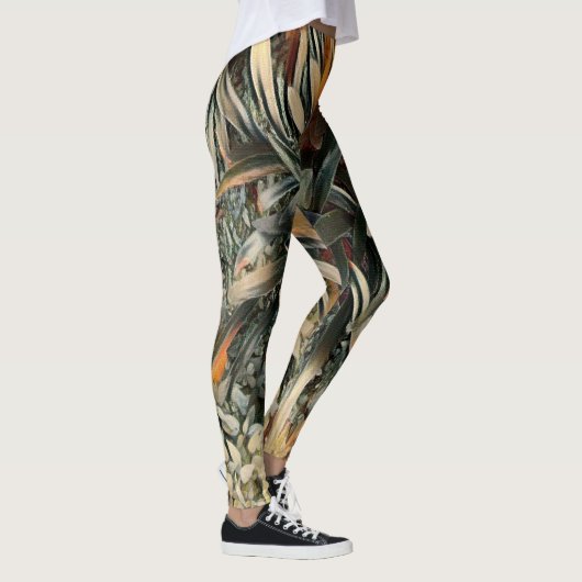 Flowers Art Leggings (Rechts)