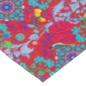 Flowers, art nouveau, William Morris style Tafelkleed (Gekanteld)