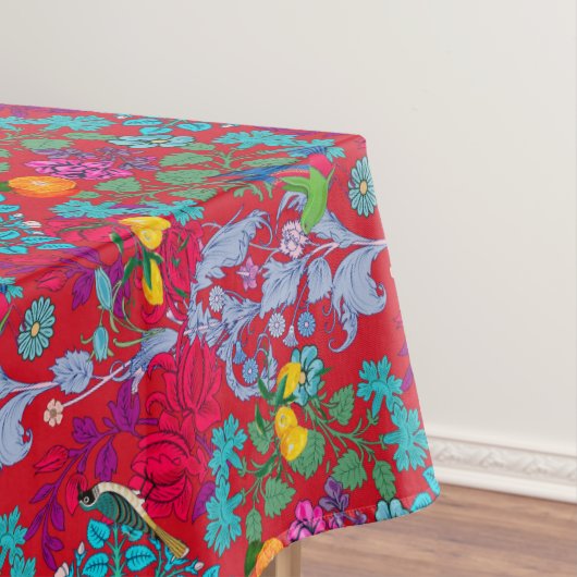 Flowers, art nouveau, William Morris style Tafelkleed (Voorbeeld)