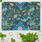 Flowers, art nouveau, William Morris style Theedoek (Gevouwen)