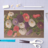 Flowers Asters door Ellen Robbins Tissuepapier (Craft)