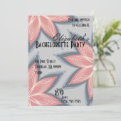 Flowers Bachelorette Party 2 Uitnodiging (Staand voorkant)