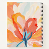 Flowers backgrounds abstract painting notitieboek (Achterkant)