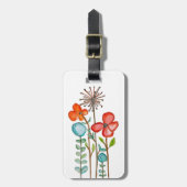 Flowers Bagagelabel (Voorkant verticaal)