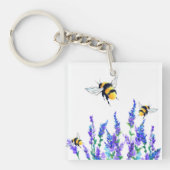 Flowers & Bees Keychain Spring (Voorkant)