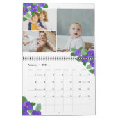 Flowers Berries & Greenery Photo Collage Kalender (Feb 2026)
