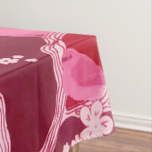 Flowers Bird Cherry Blossom Blush Pink Tafelkleed (Voorbeeld)