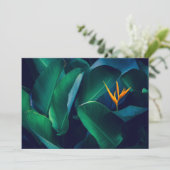 Flowers | Bird of Paradise Bedankkaart (Staand voorkant)