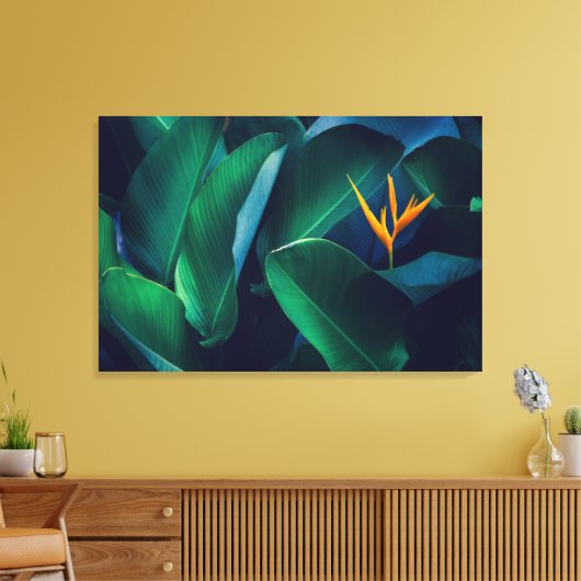 Flowers | Bird of Paradise Canvas Afdruk (Insitu (Woonkamer))