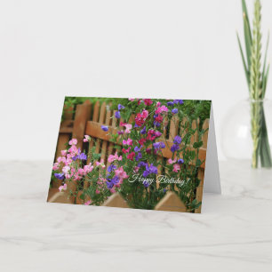 Flowers Birthday Card Kaart