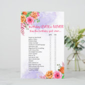 Flowers Birthday Ever of Nooit Game (Staand voorkant)