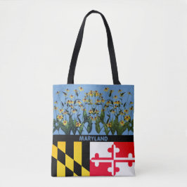 Flowers Black-eyed Susan Flower MarylandTote Bag Tote Bag