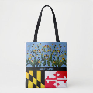 Flowers Black-eyed Susan Flower MarylandTote Bag Tote Bag