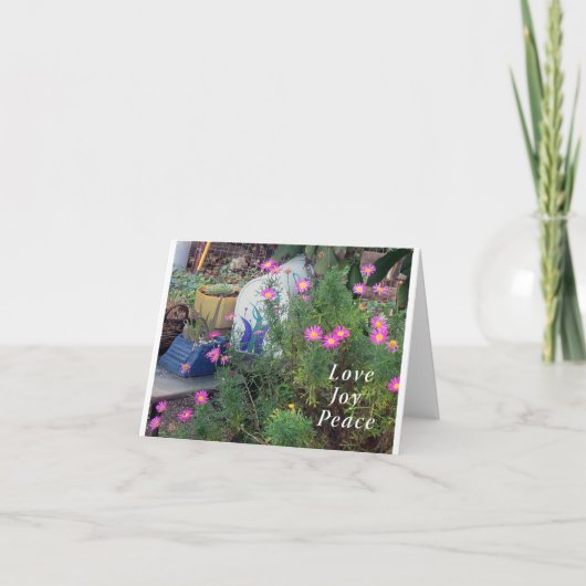 Flowers Blank Note Kaart (Voorkant)